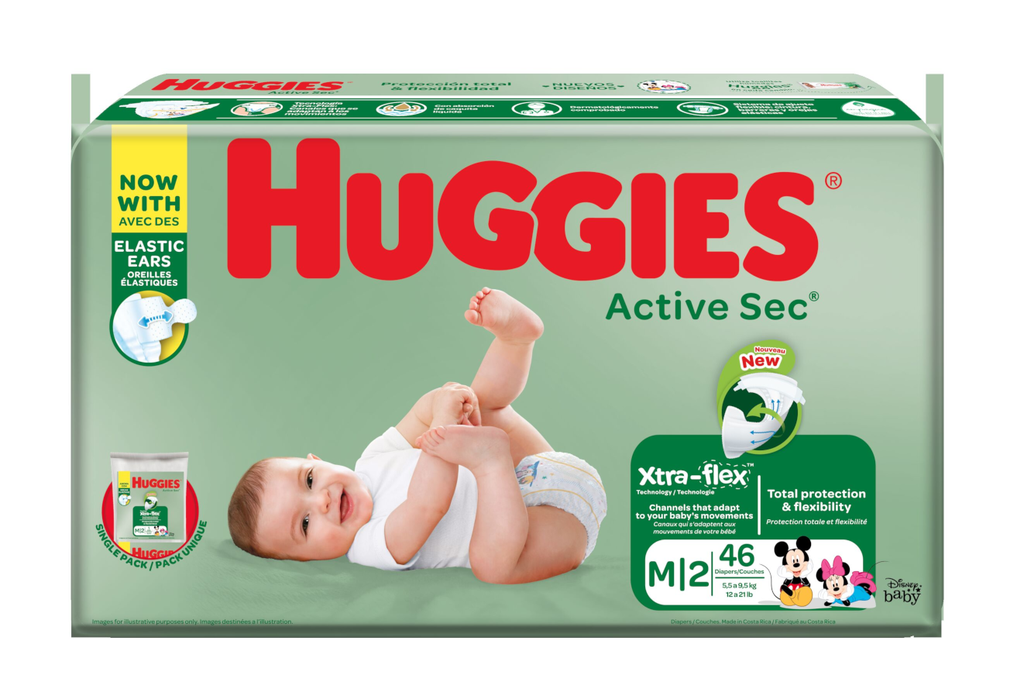 Huggies Active Sec Mega Singlepack Paso 2 Paq. 46